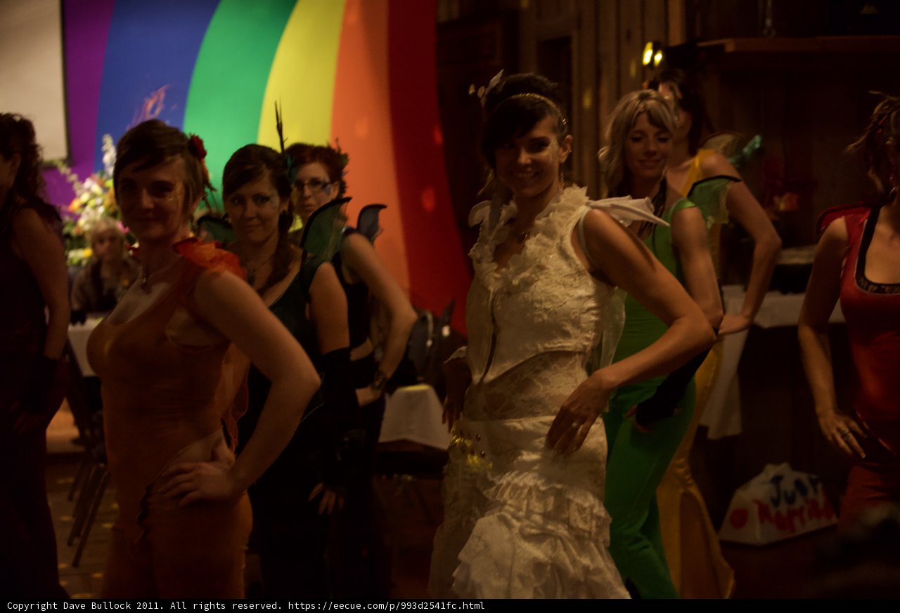 Evening Dresses on the Dance Floor
