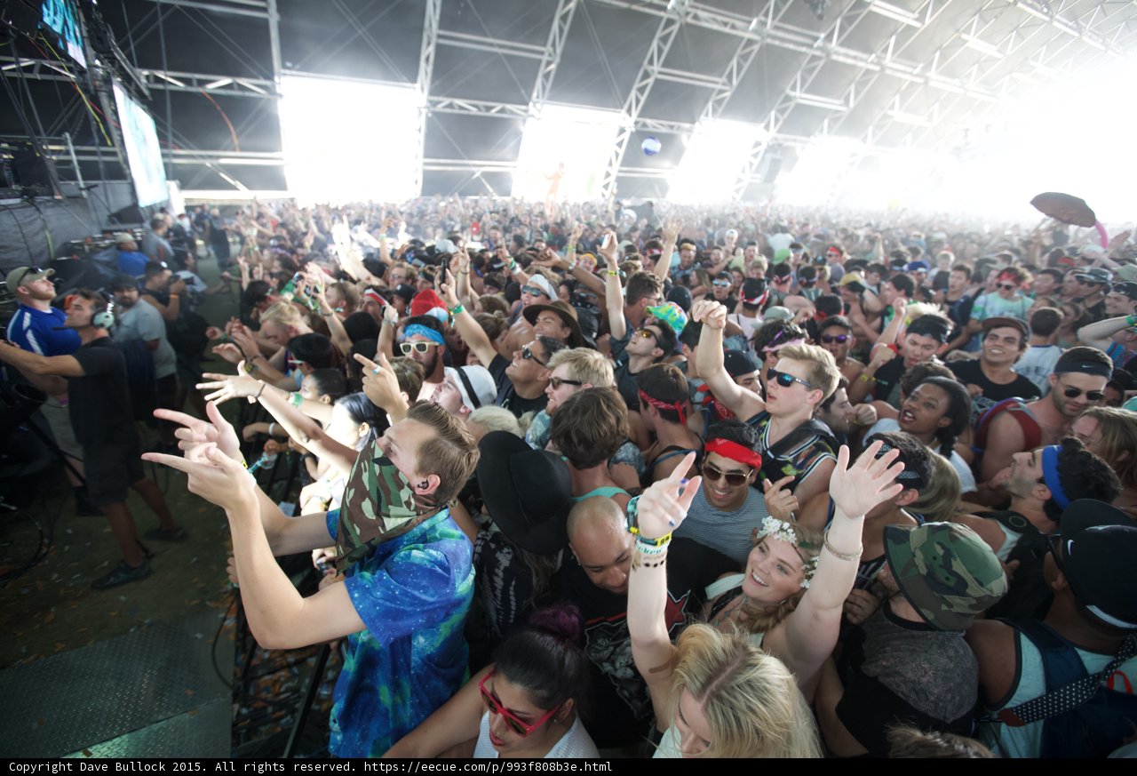 Colorful Crowd Moment