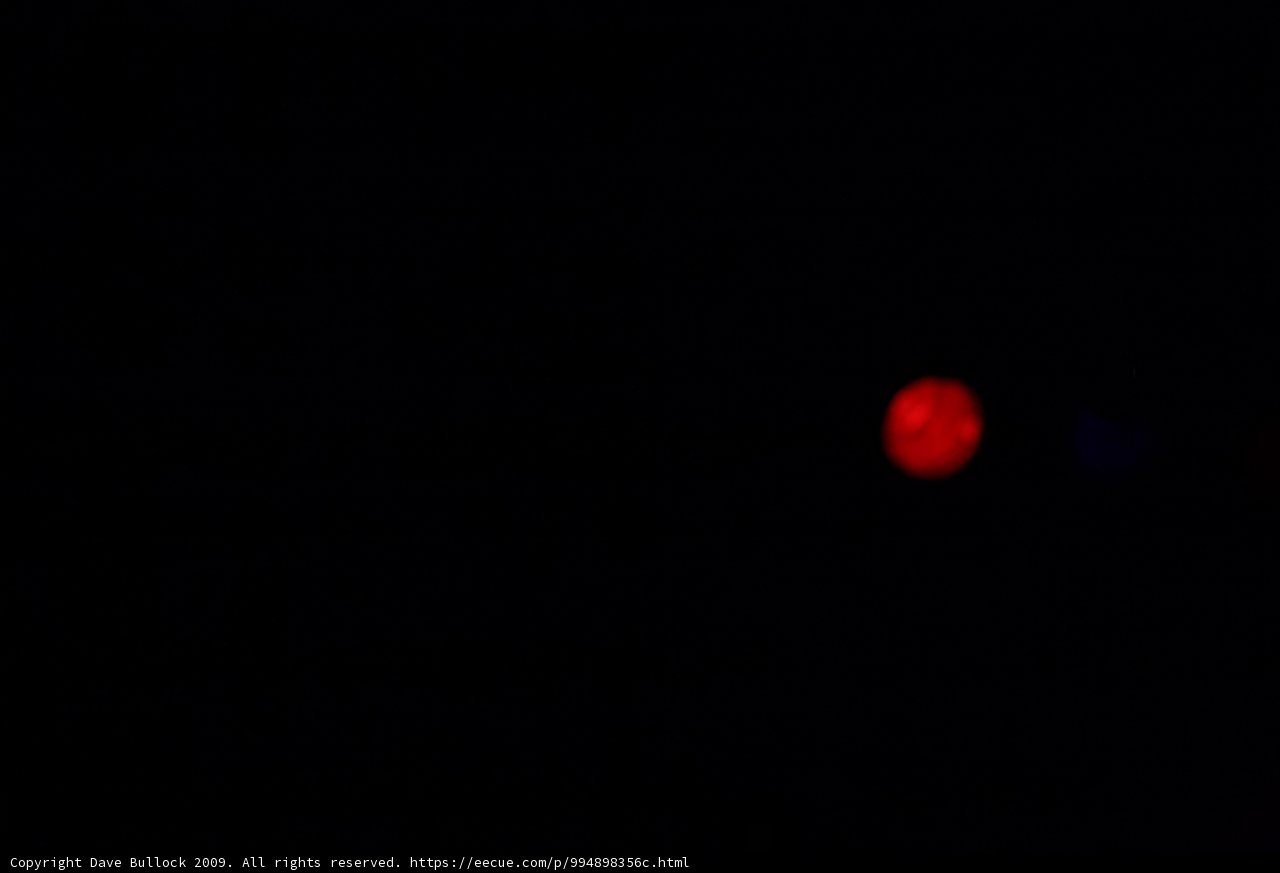 Mystery Sphere in the Night Sky