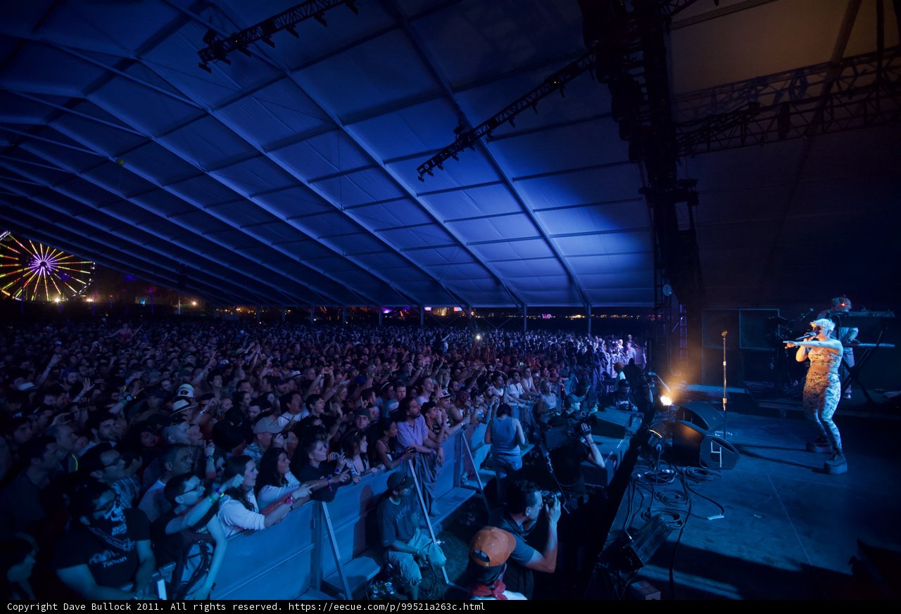 Coachella Fans Rockin' the Tent