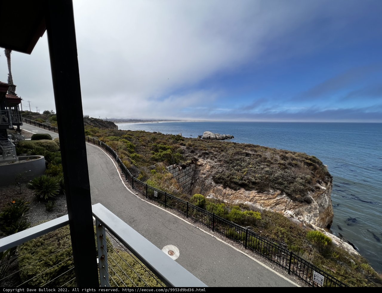 A Serene View from a House by the Ocean