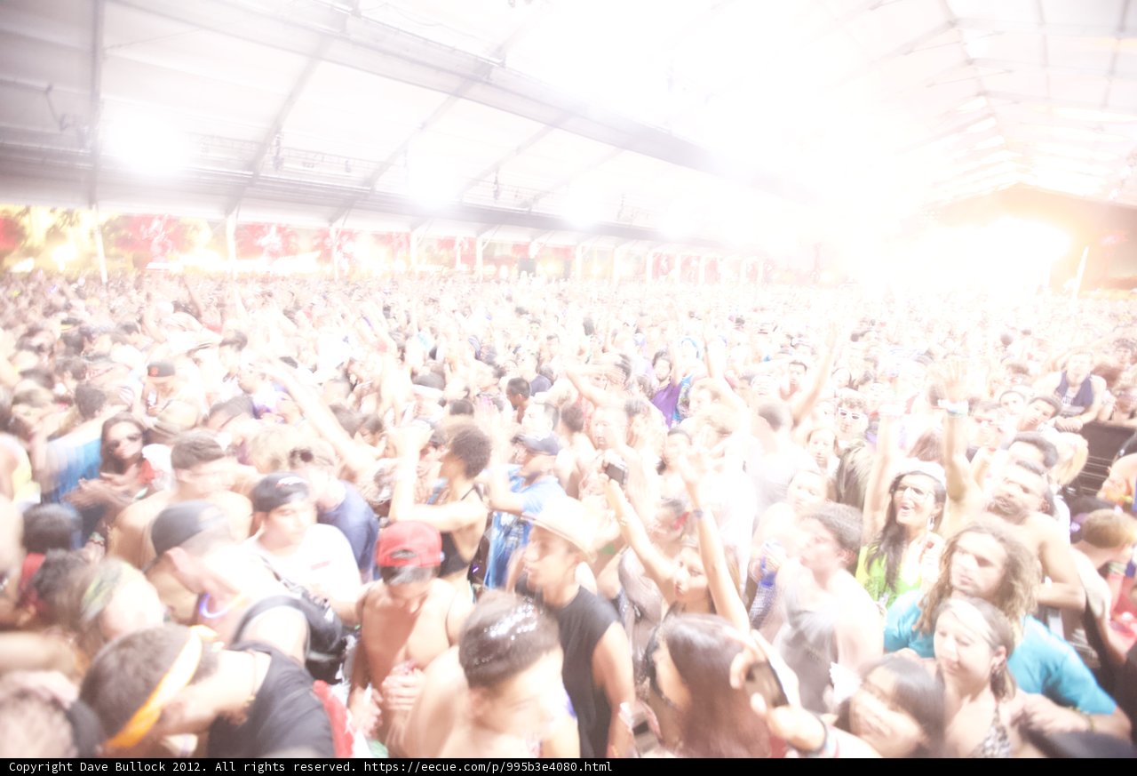 Coachella 2012: Saturday Night Concert Crowd