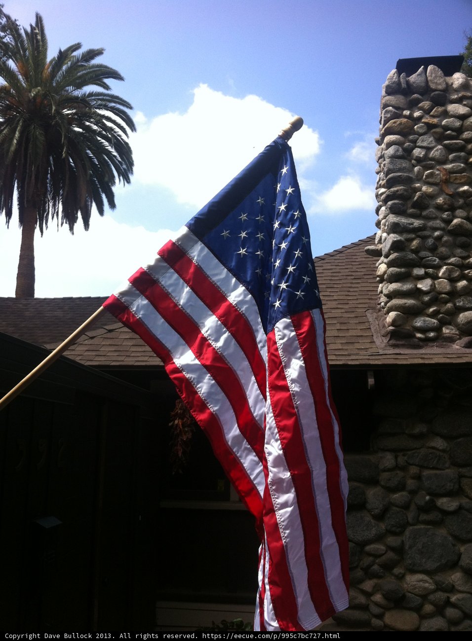 Proudly waving