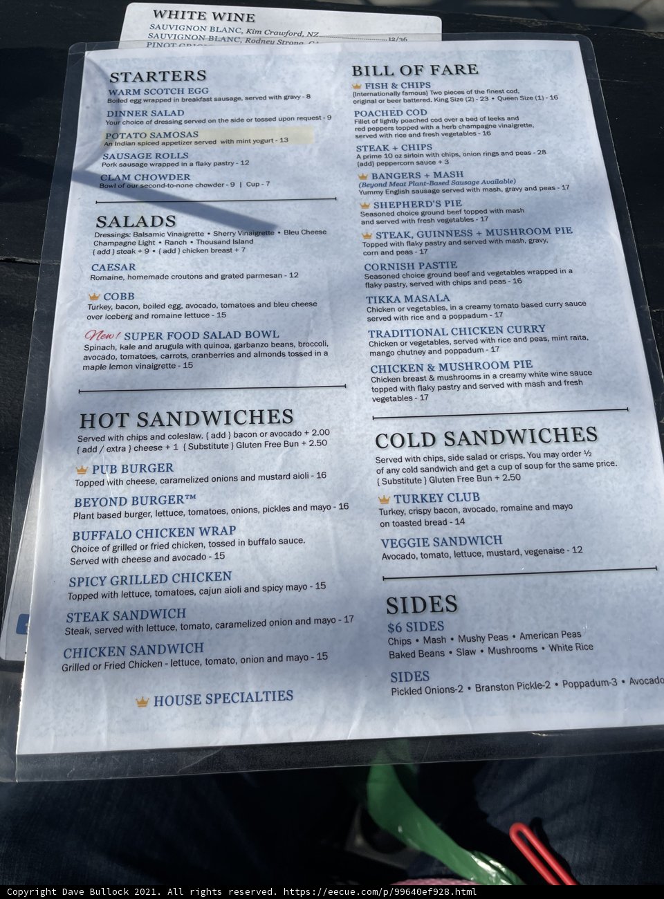 Menu Delight