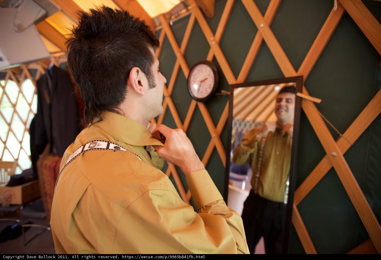 Groom's Final Touches