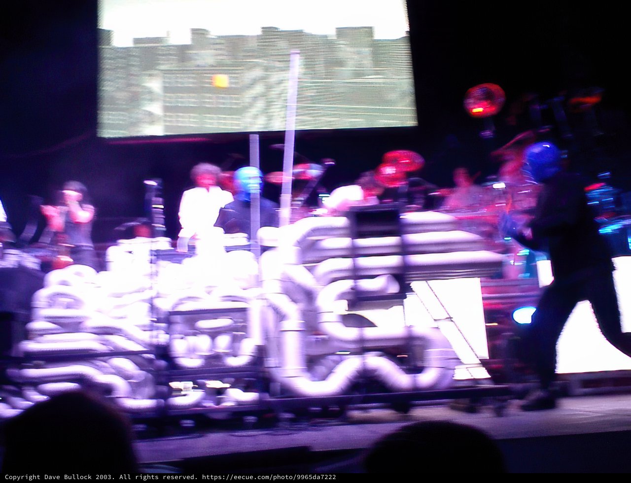Blue Man Group Rocks Coachella Stage