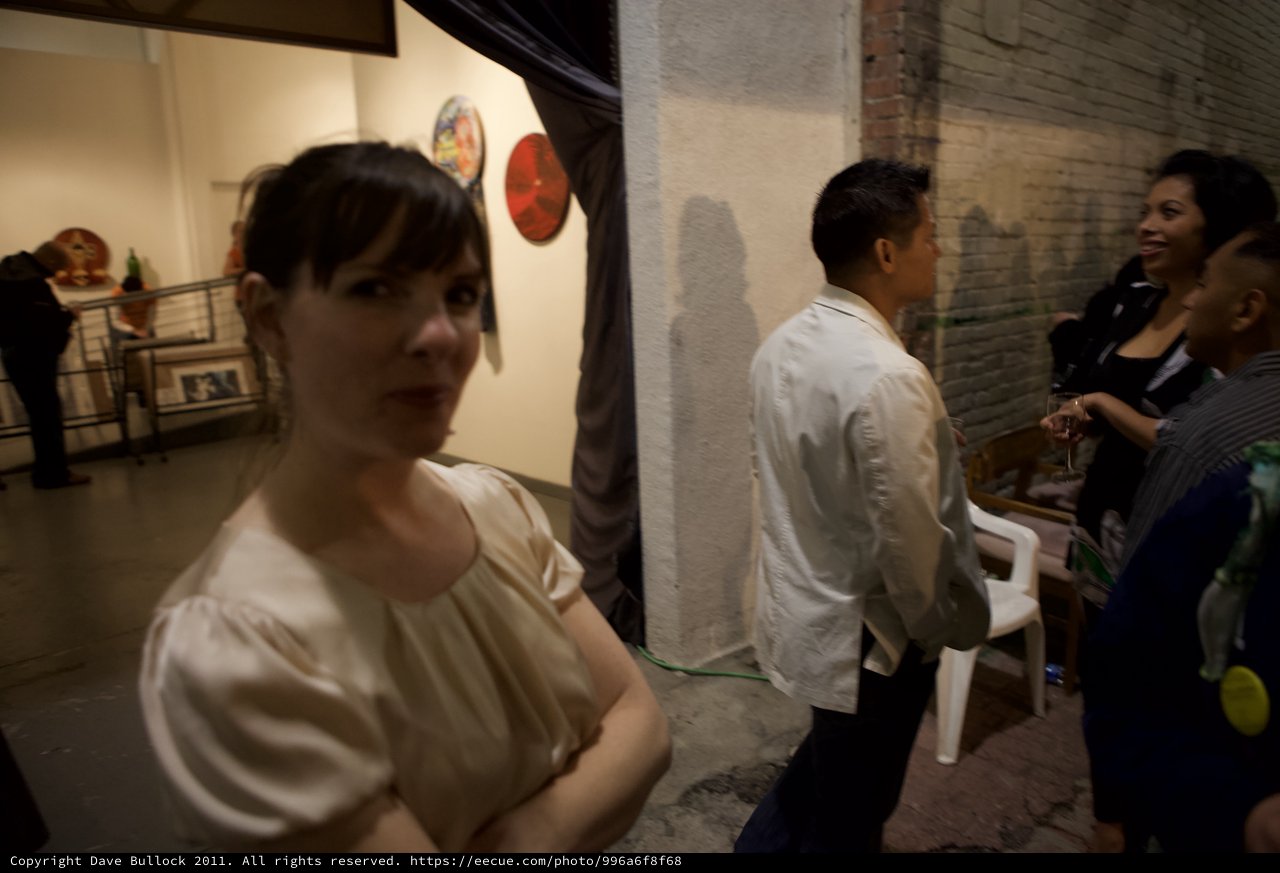 Evening Art Gallery Wine Party Social Gathering