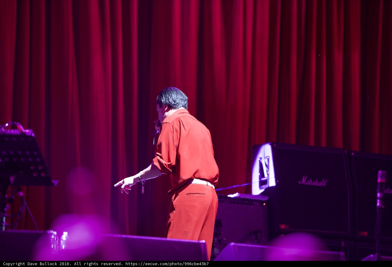 Red Pants on Stage