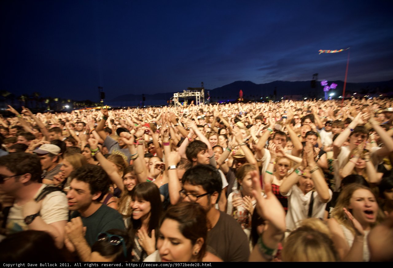 Coachella 2011: A Sea of People Enjoying the Music