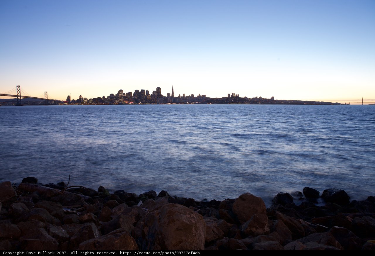 Waterfront Promontory at Sunset