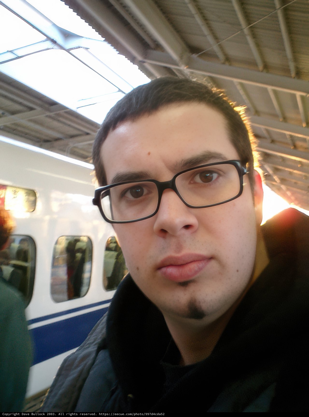 Dave B in Glasses at Tokyo Train Station