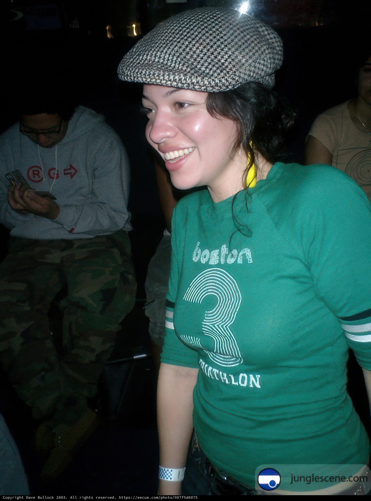 Green Shirt and Stylish Hat