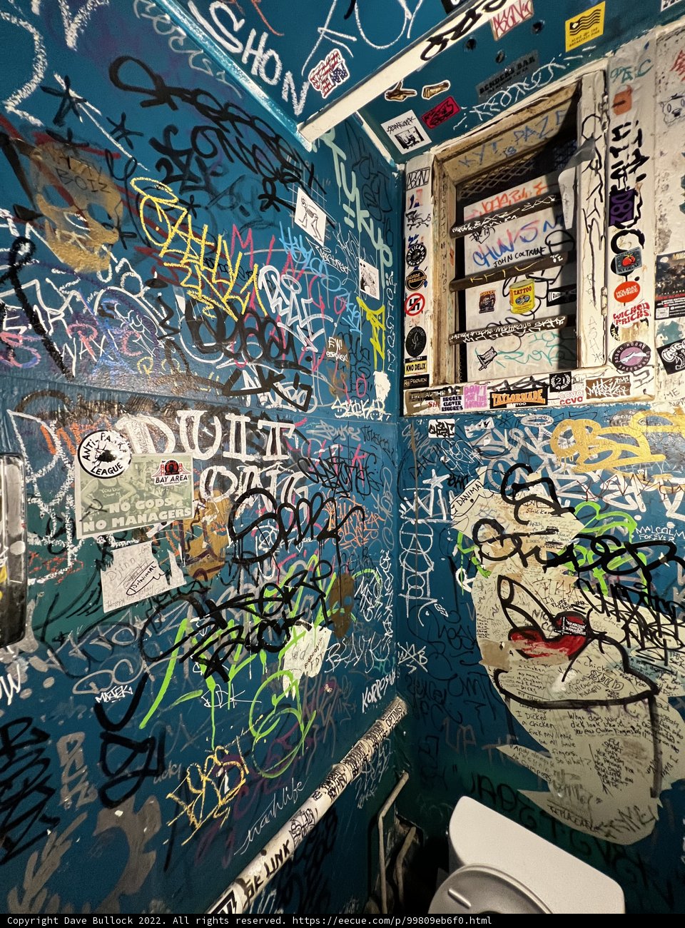 Graffiti Art Takes Over Bathroom in San Francisco