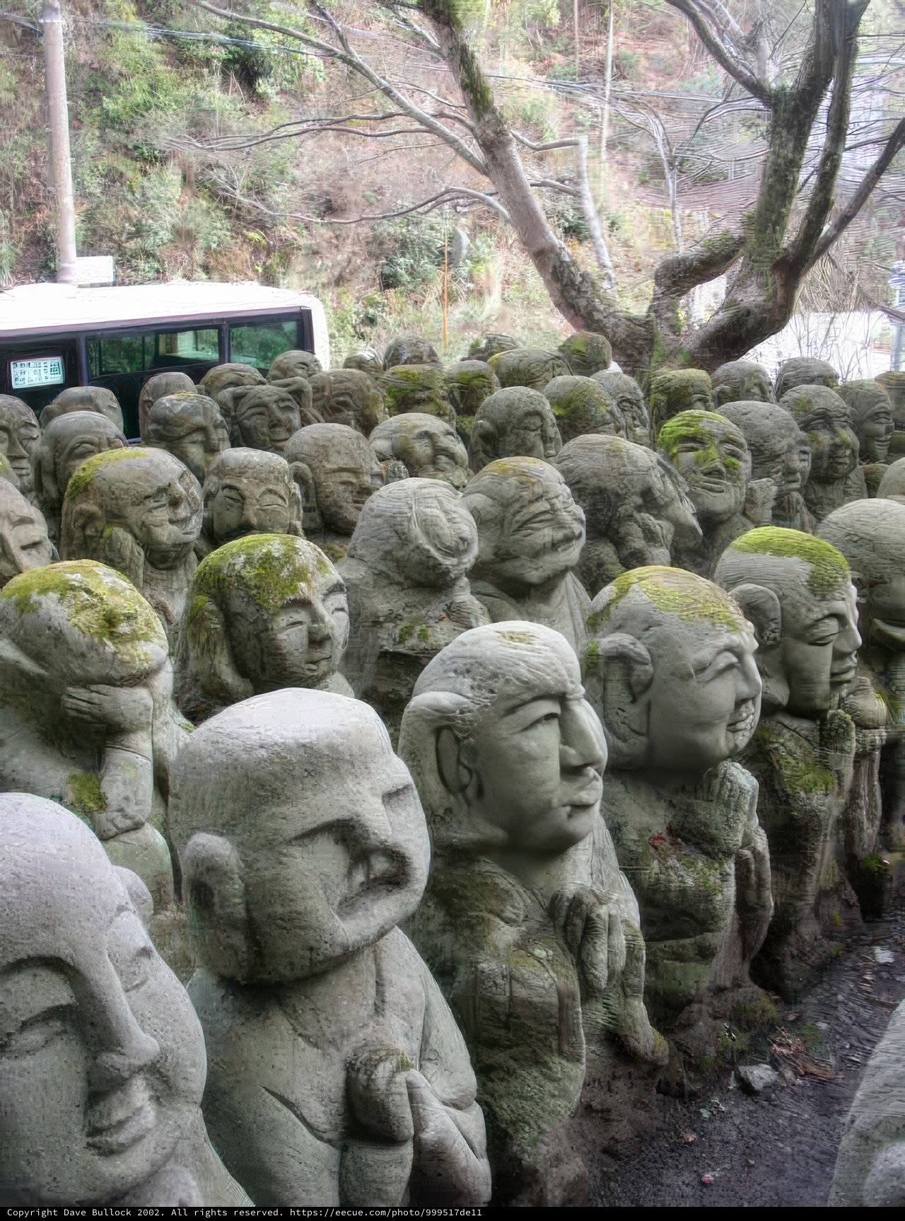 Row of Stone Statues