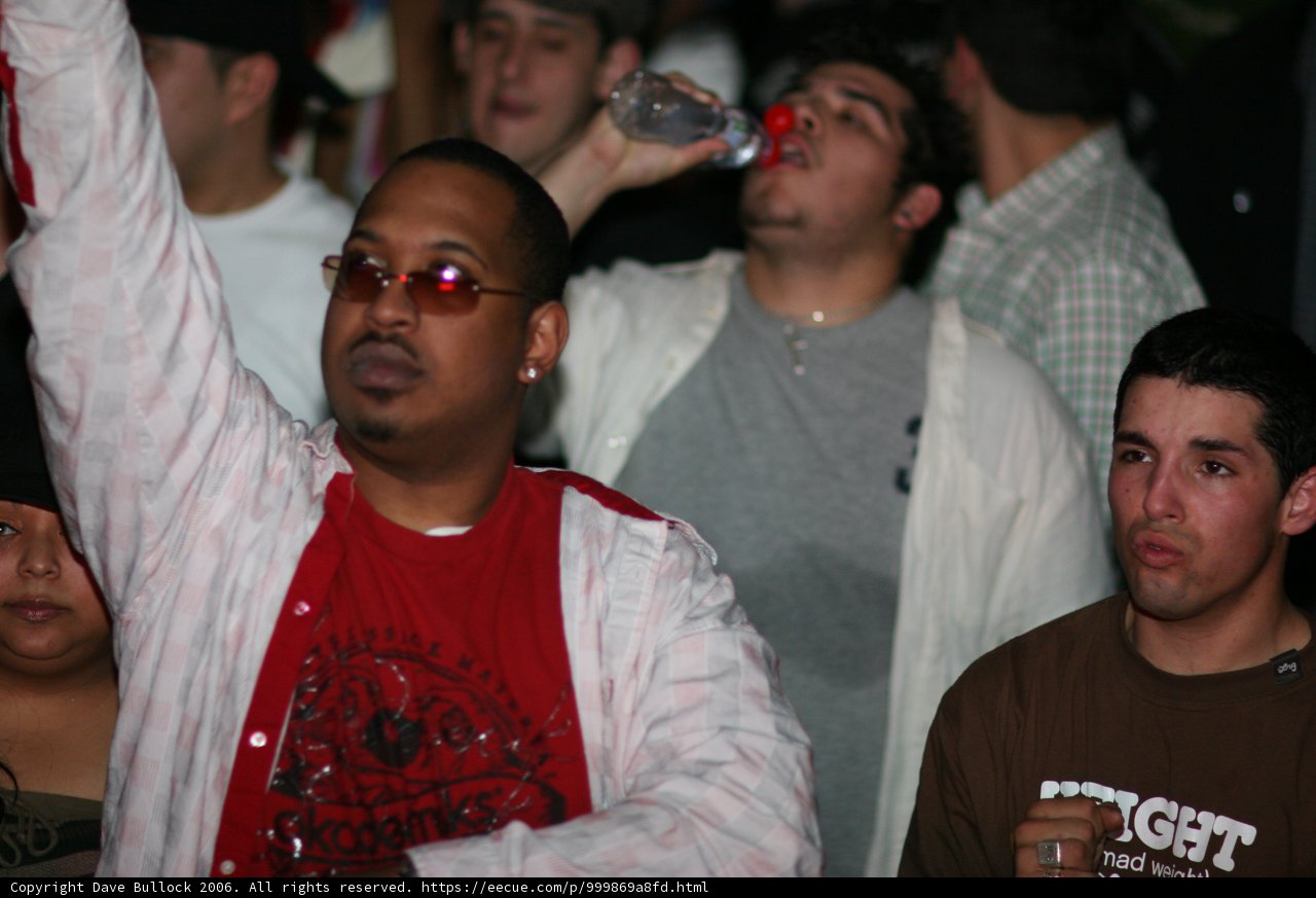 Red Shirted Partygoer
