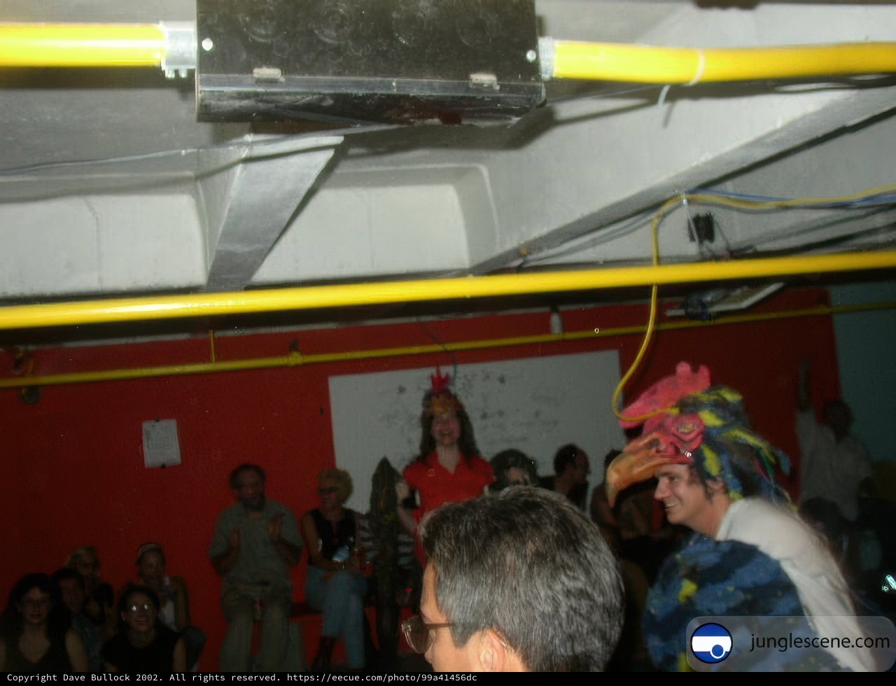 Cock Fight with a Fashionable Crowd
