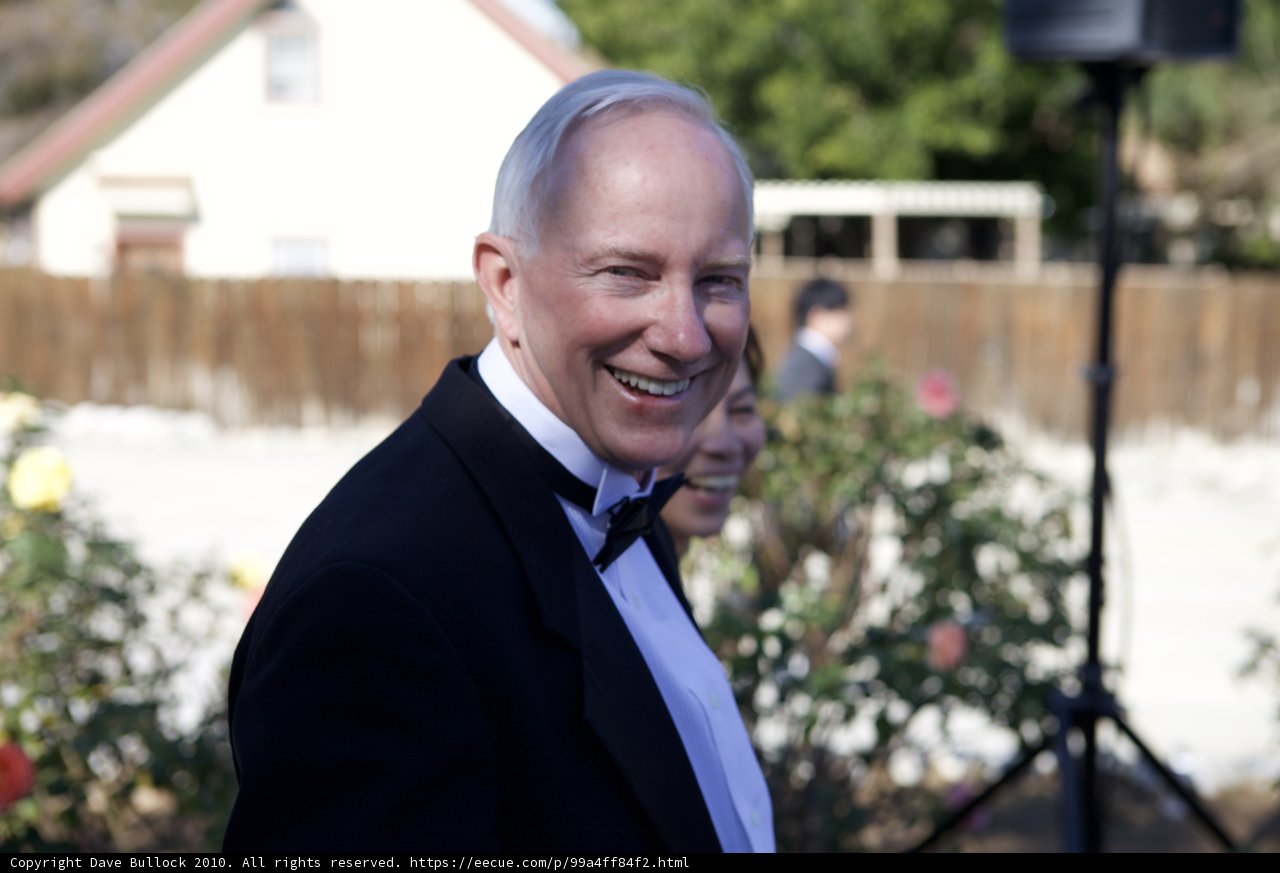 Tuxedoed Groom Grinning