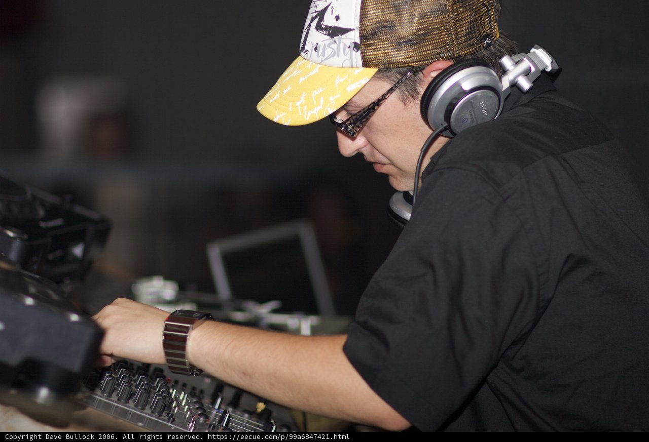 The Deejay in Black