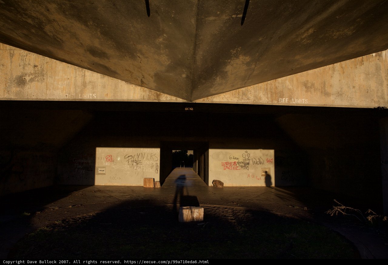 Shadowed Pathway to the Bunker