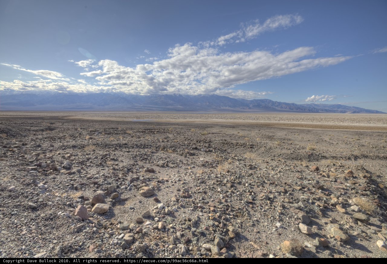 Aerial View of the Desert