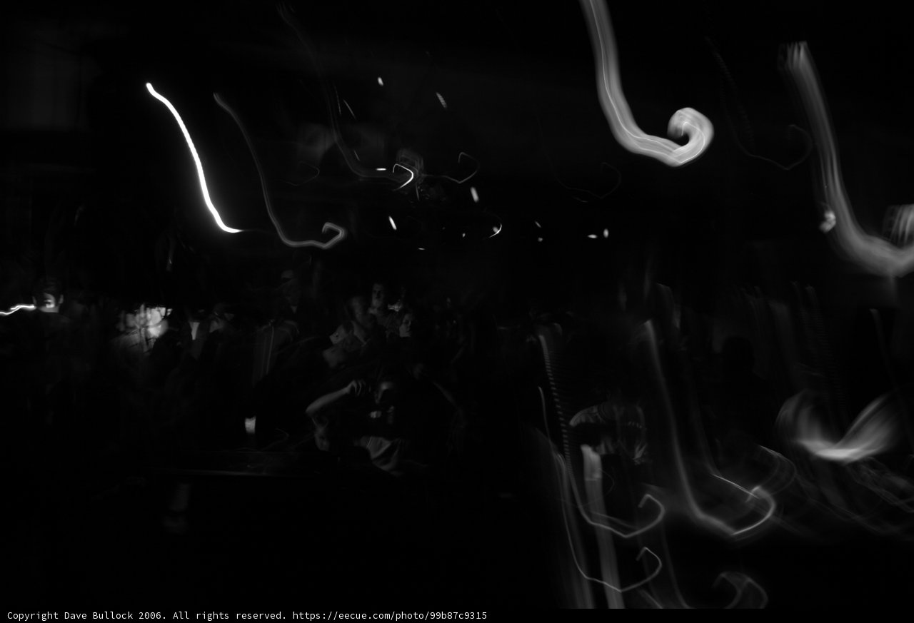 Black and White Crowd
