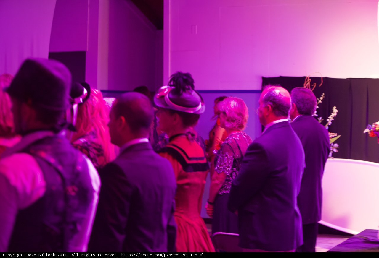 A Distinguished Gentleman in a Crowd