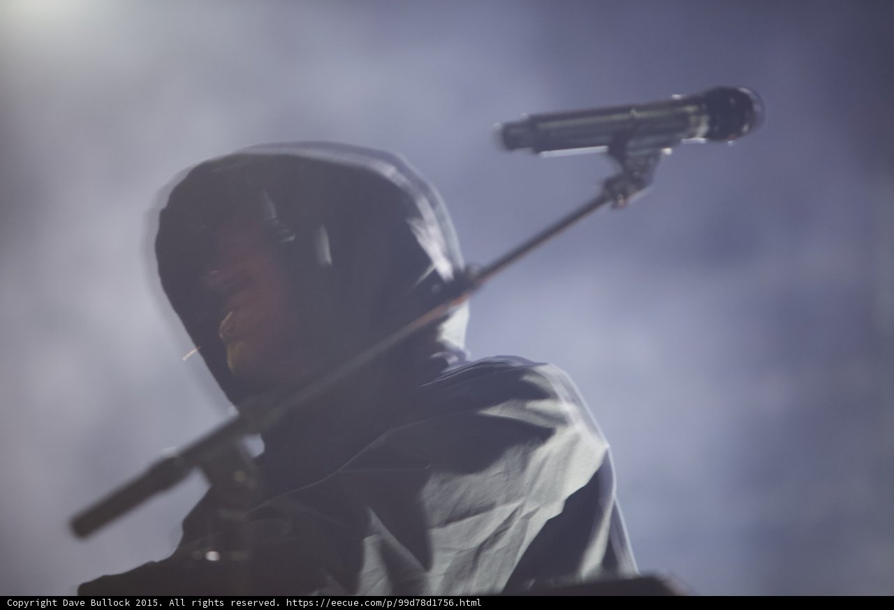 Hooded Performer Blue Haze