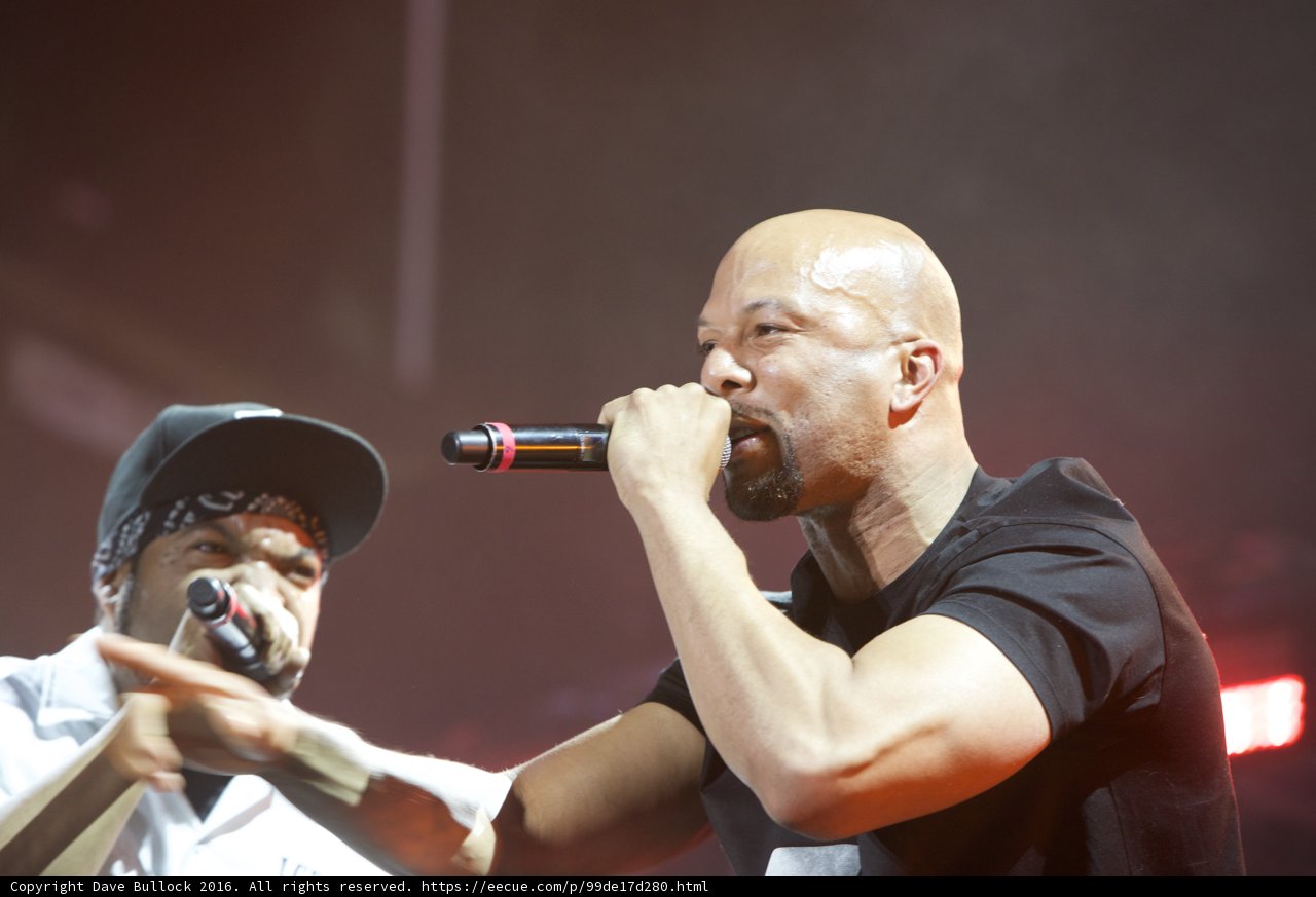 Two Men Singing on Stage