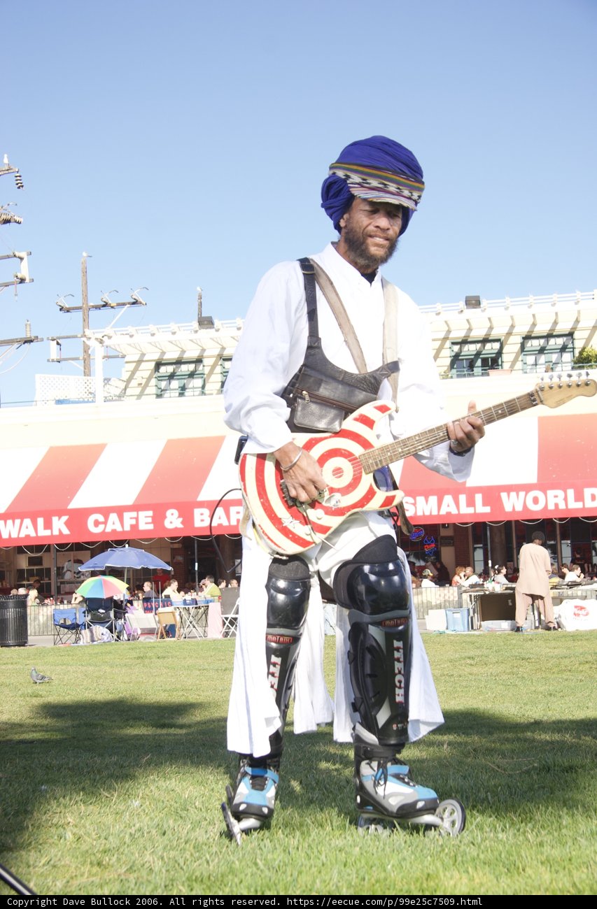 The Guitarist in his Helmet