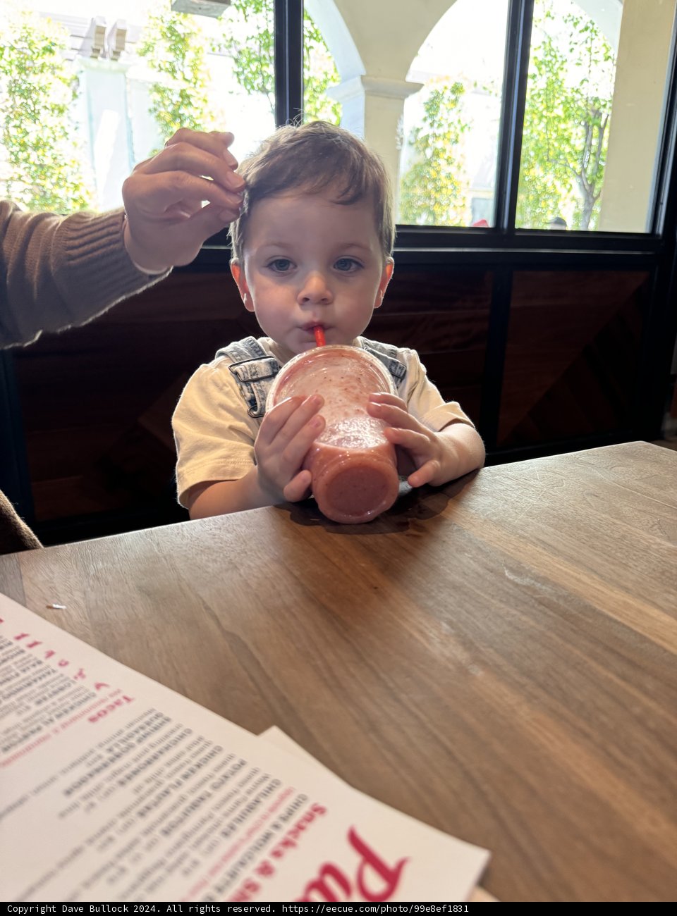 Sipping Smoothies at The Veranda