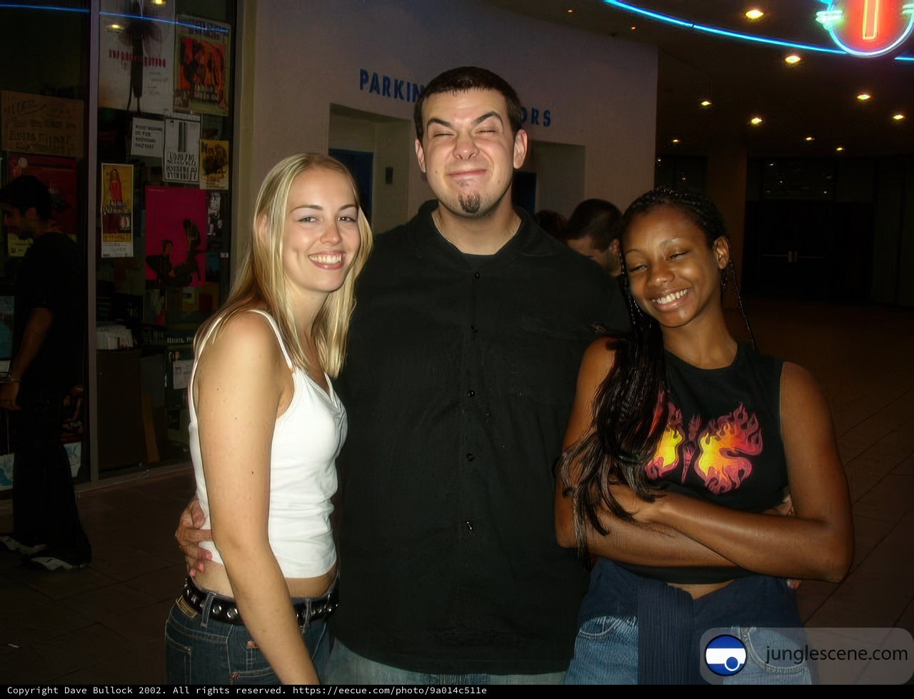 Three Friends at the Mall