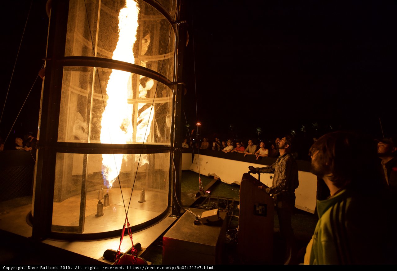 Bonfire Under the Night Sky