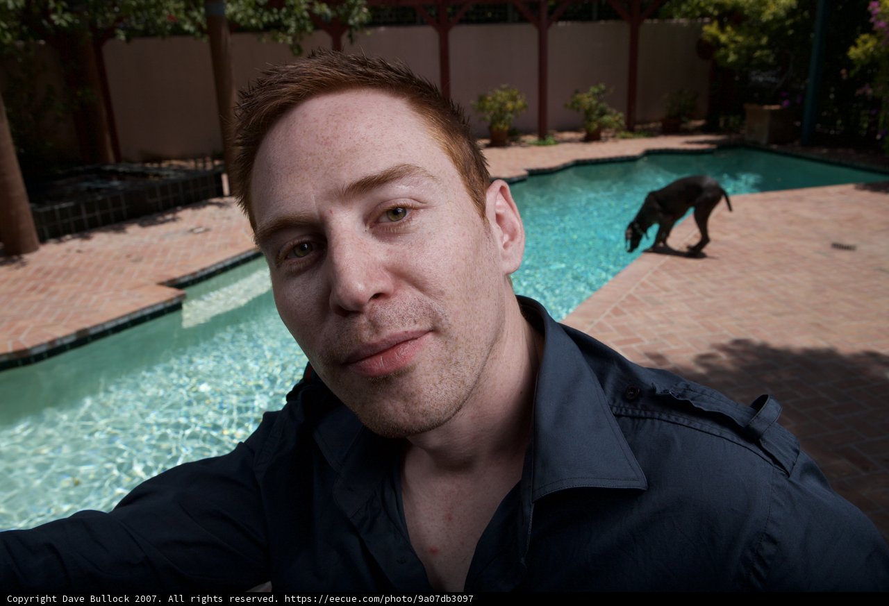 Taking a Dip and Capturing a Moment