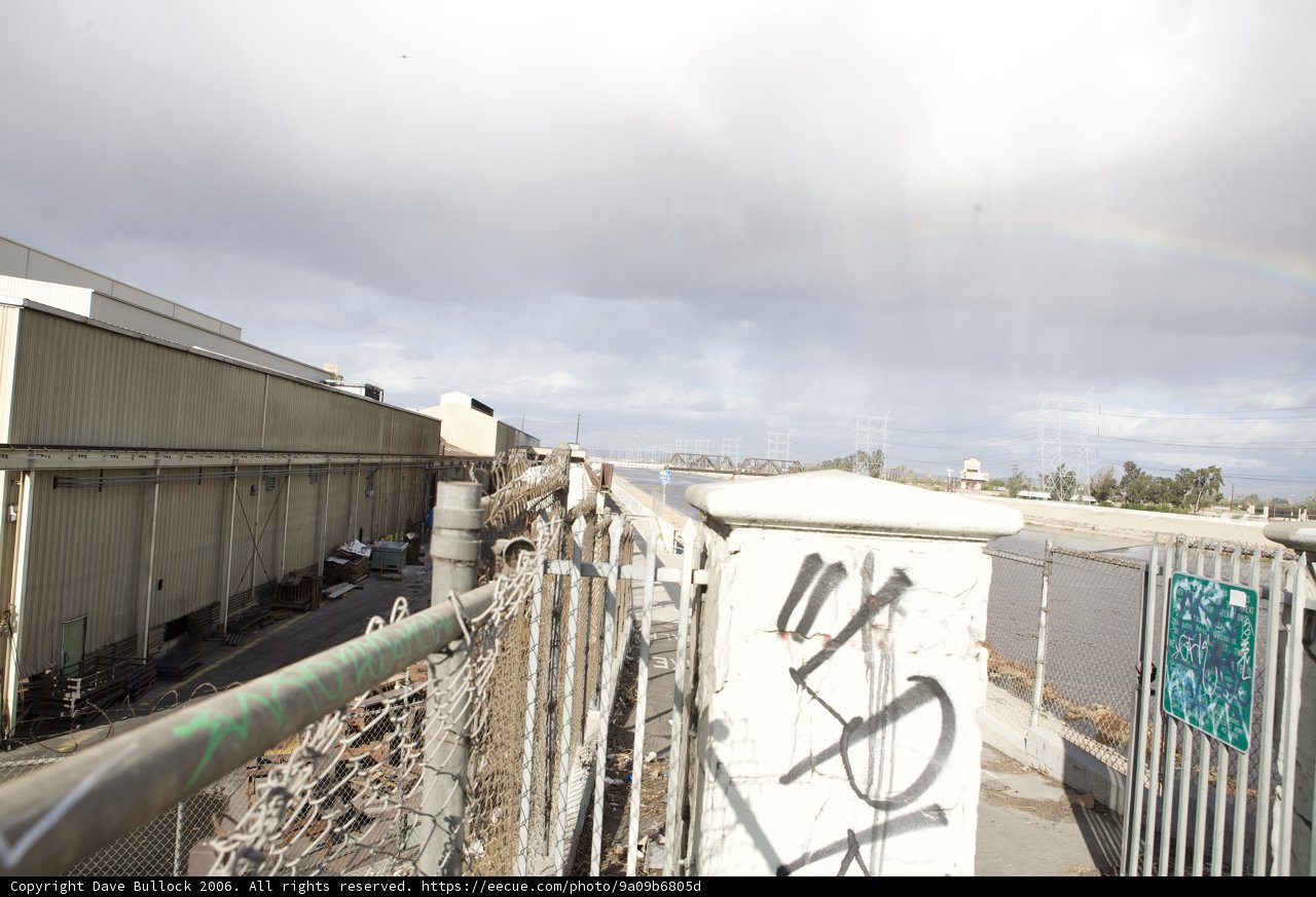 Rainbow Over the Handrail