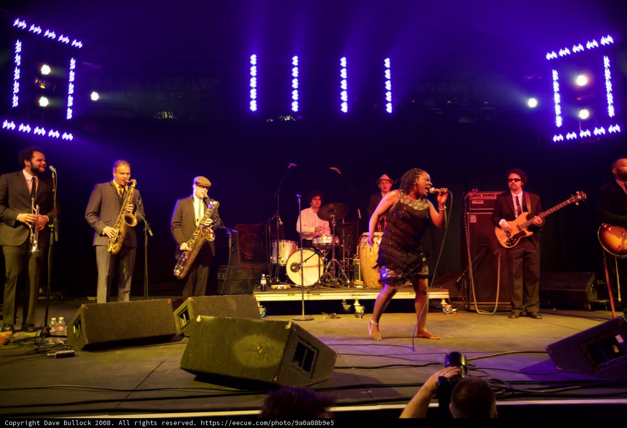 Electrifying Performance by a Rock Band