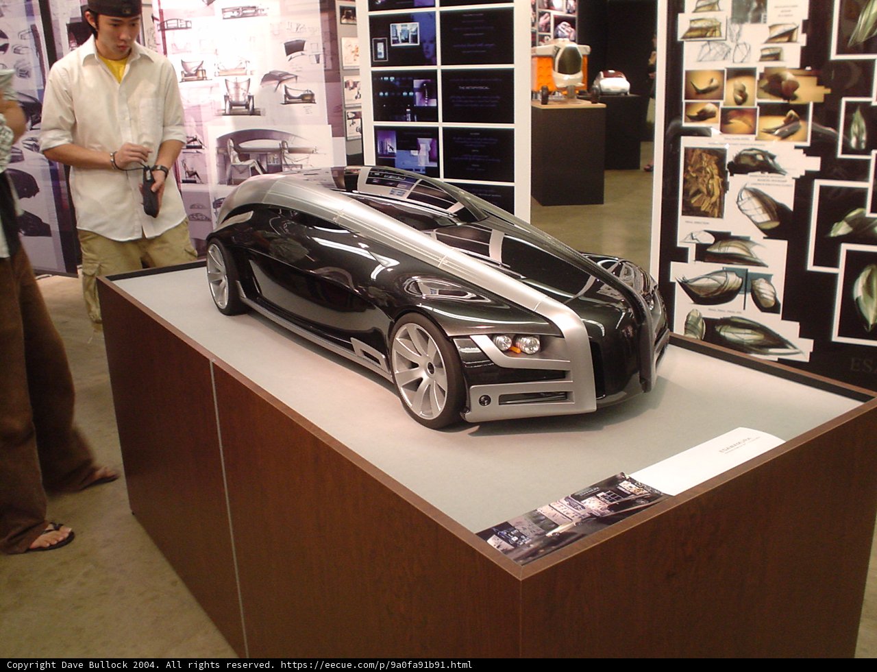 A Sports Car on Display