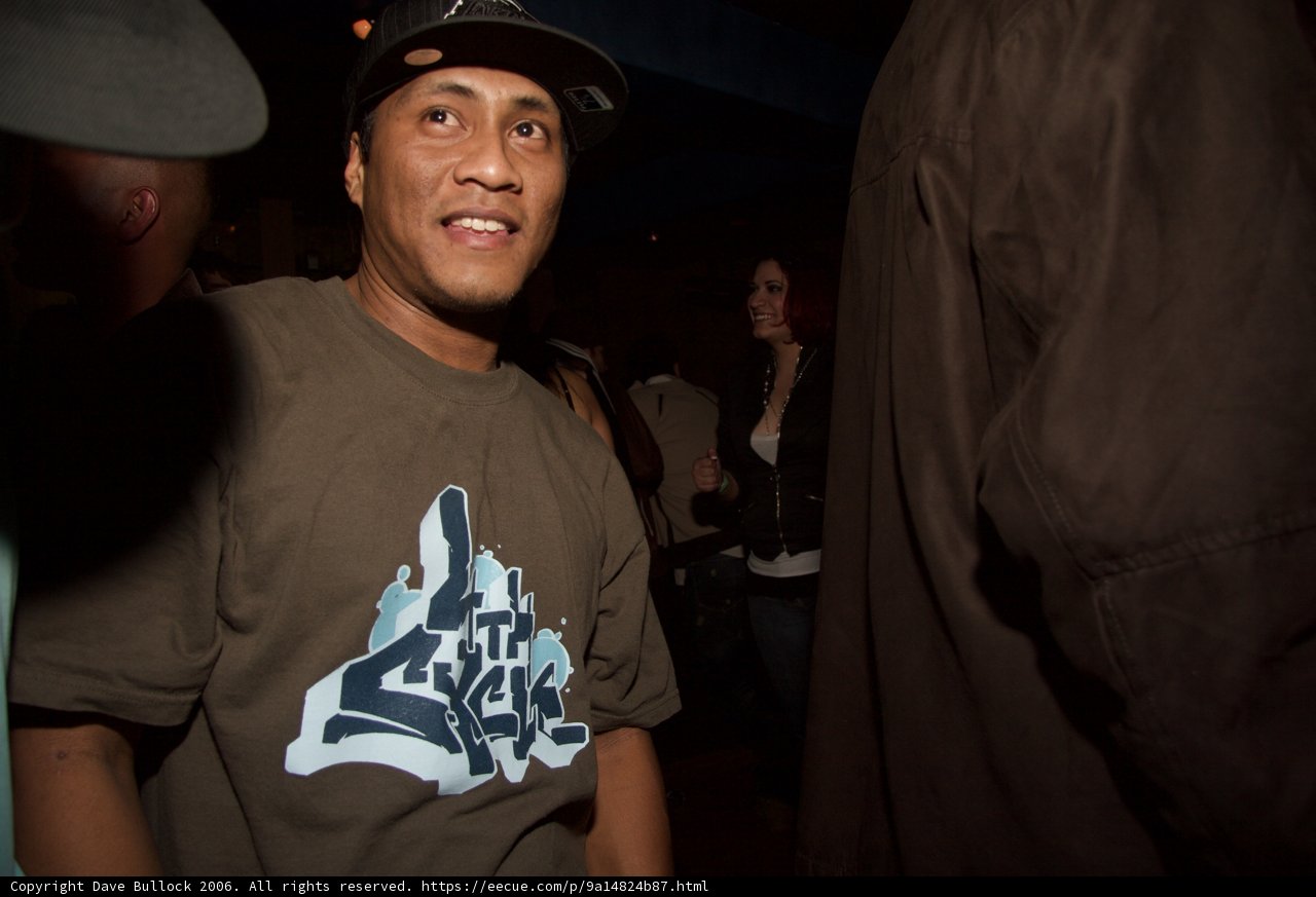 Party-goer in his Casual Best