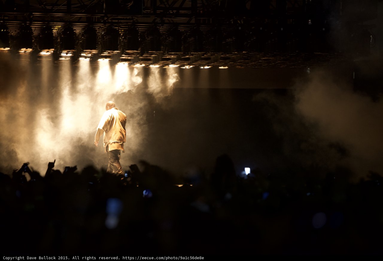 Kanye West Walking Away