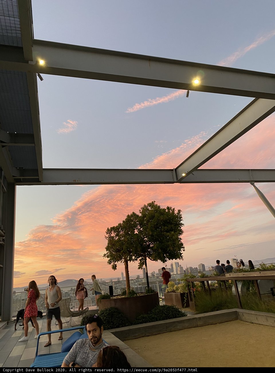 Sunset Gathering on Urban Patio