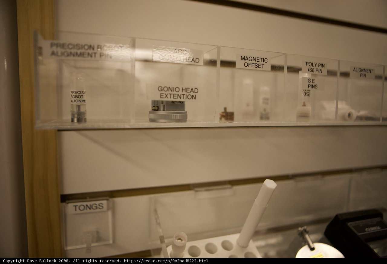 Shelf in SLAC laboratory