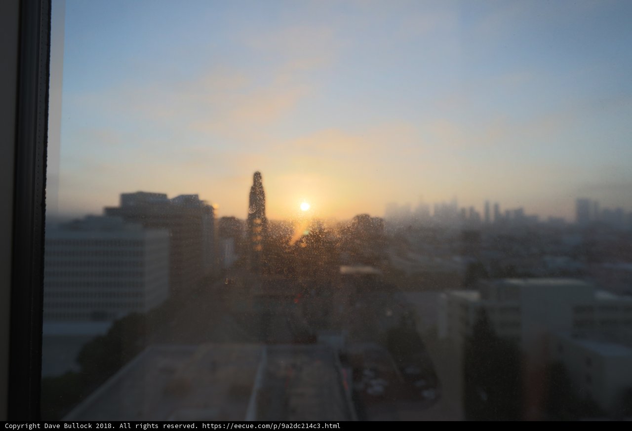 Urban Sunrise from the Window