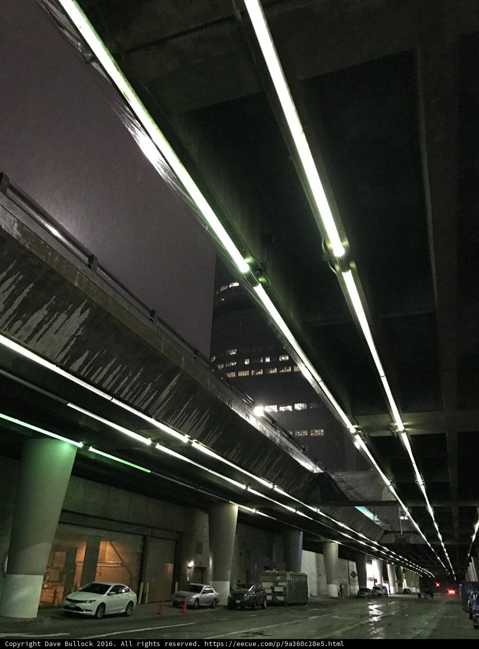 The Green-Lit Tunnel of Los Angeles