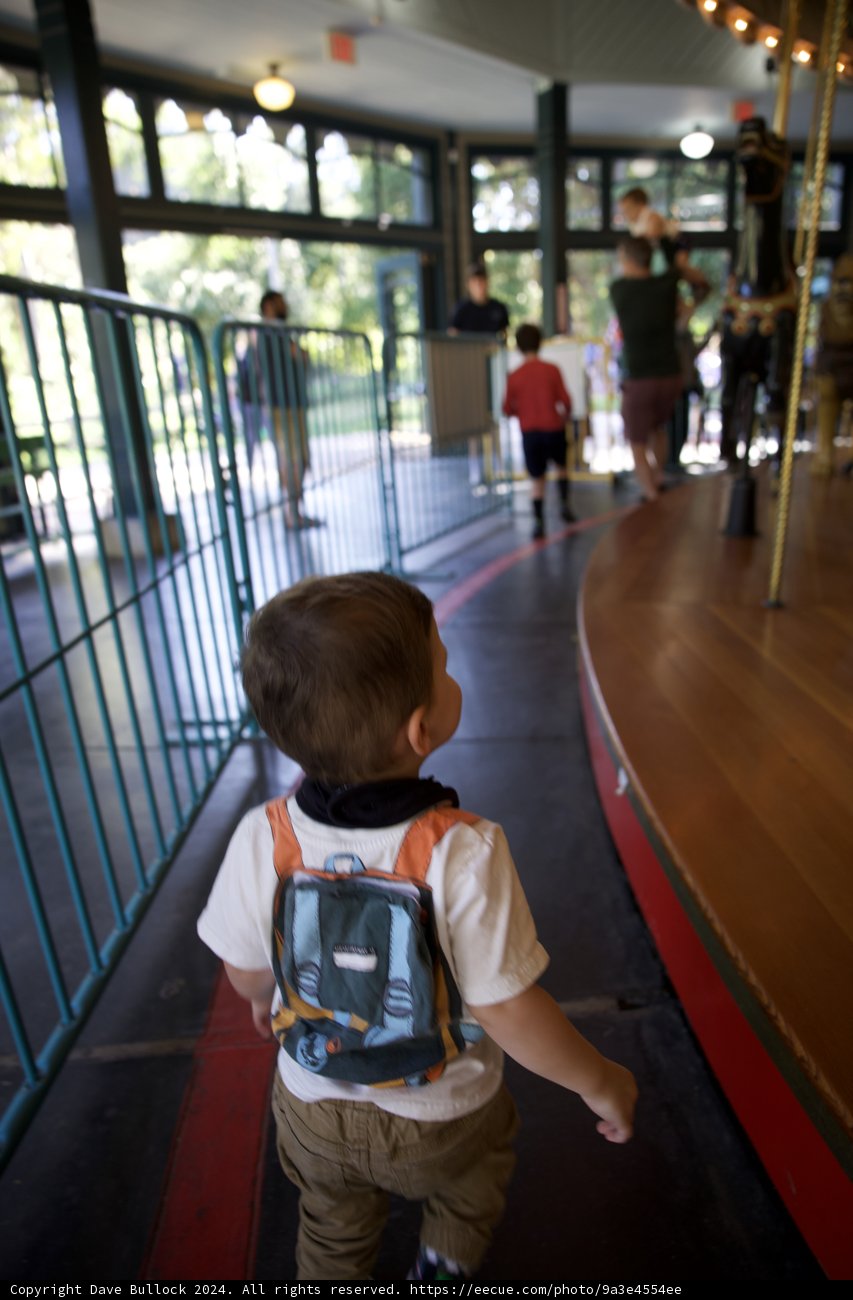 Anticipation at the Carousel