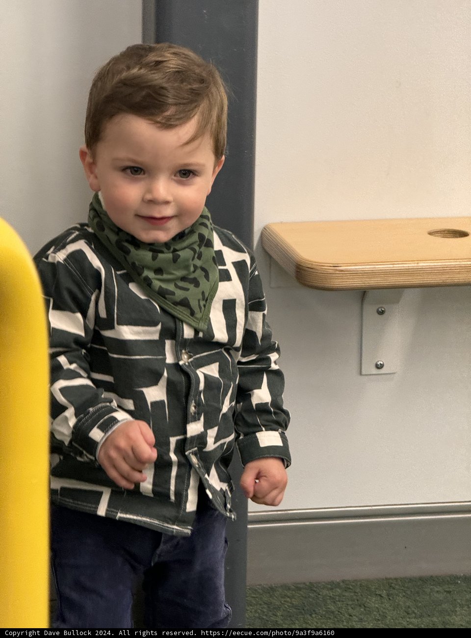 Joy on the Yellow Slide
