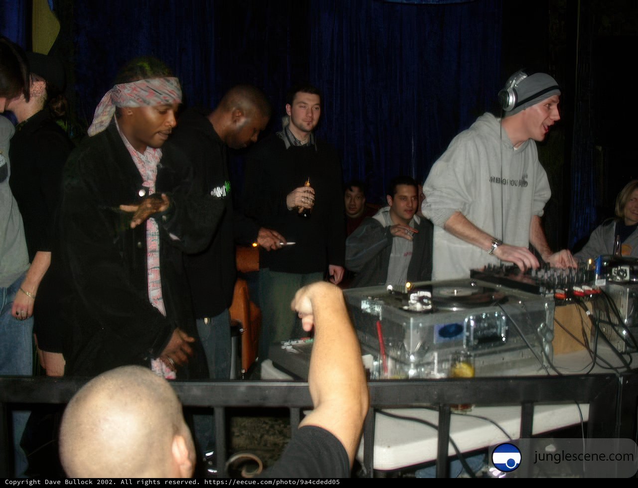 DJ Steve J Entertains a Crowded Night Club