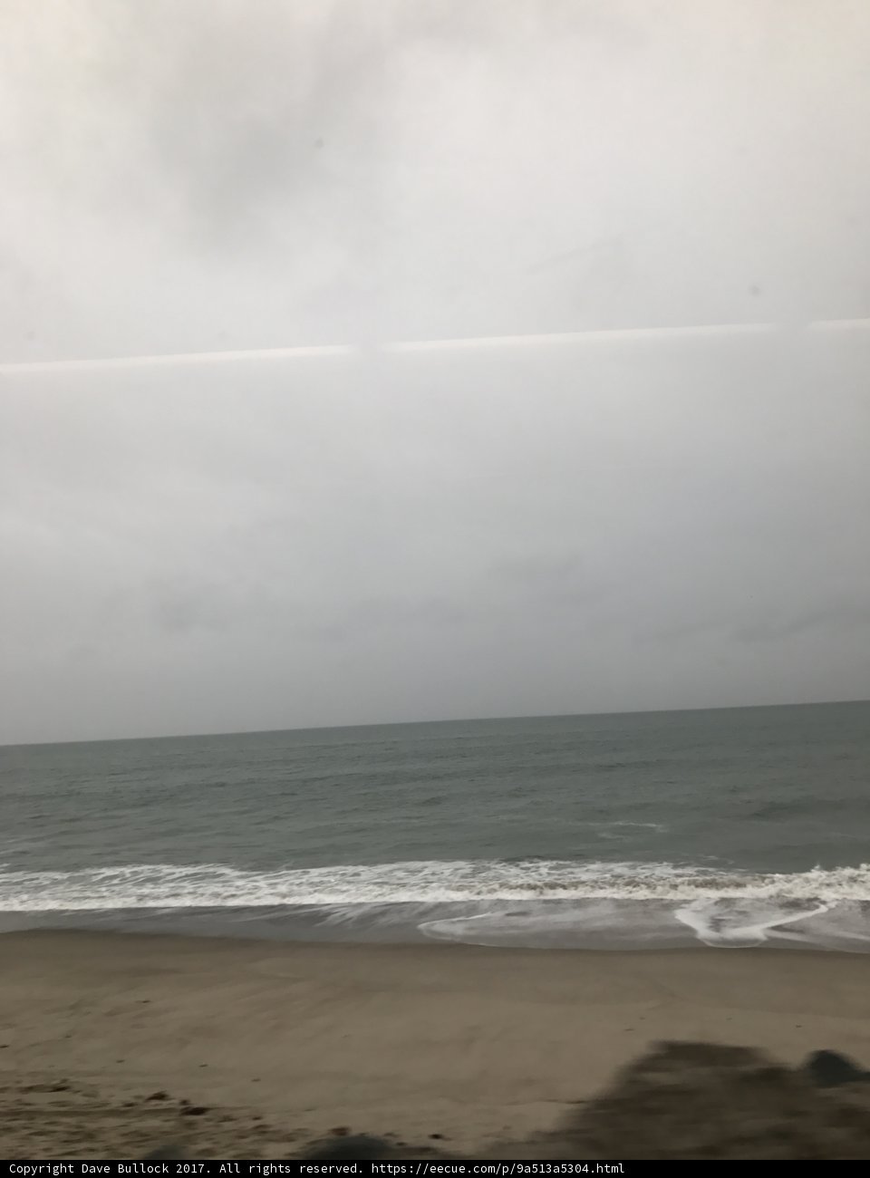 Ocean View from the Train