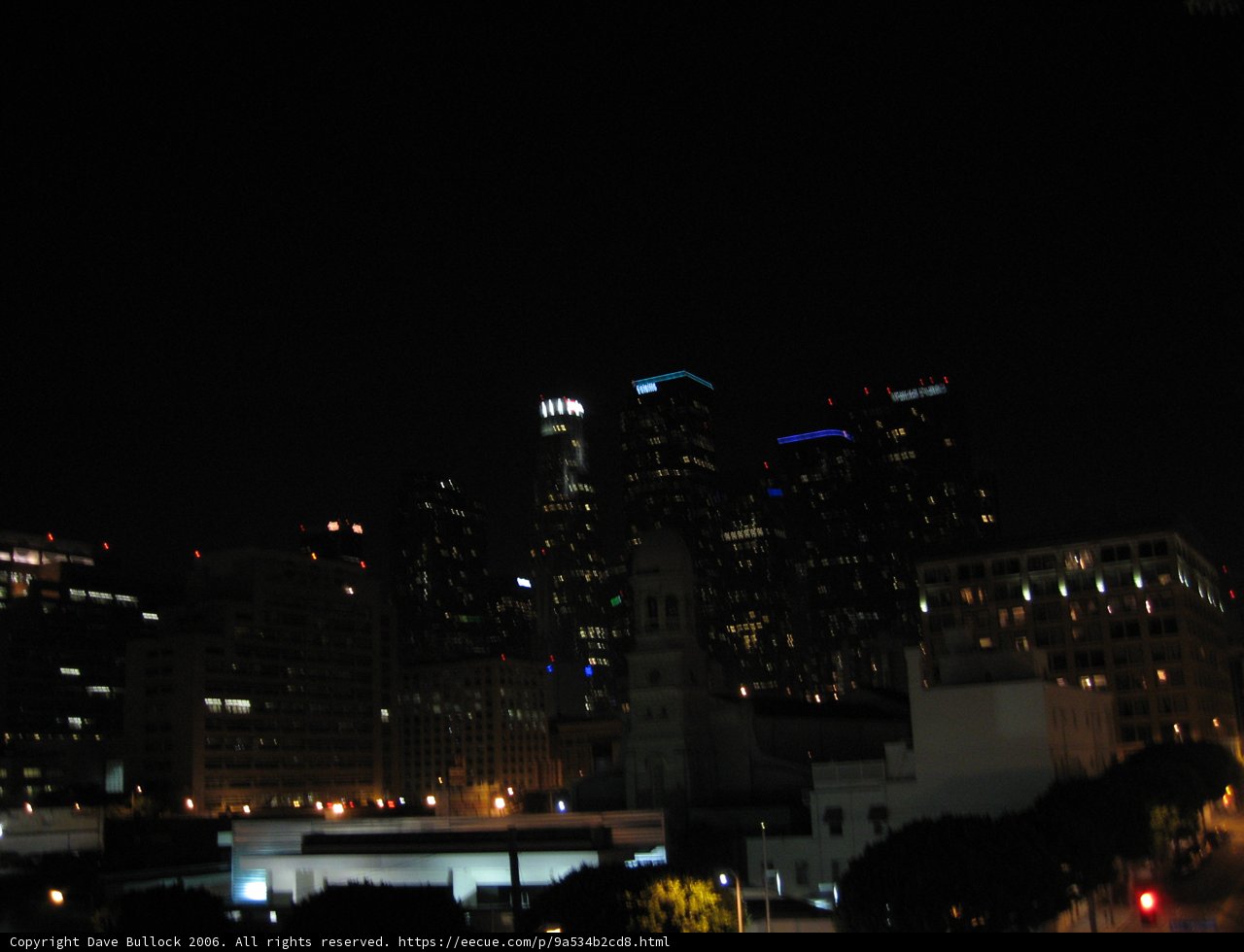 Nightscape of a City Metropolis