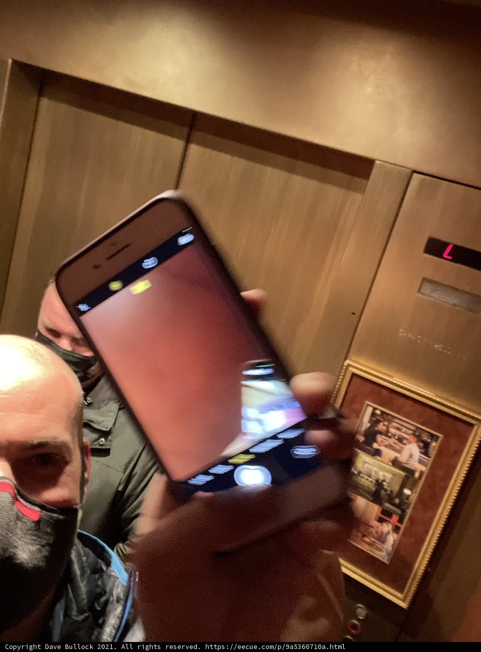 Elevator Selfie in Santa Fe