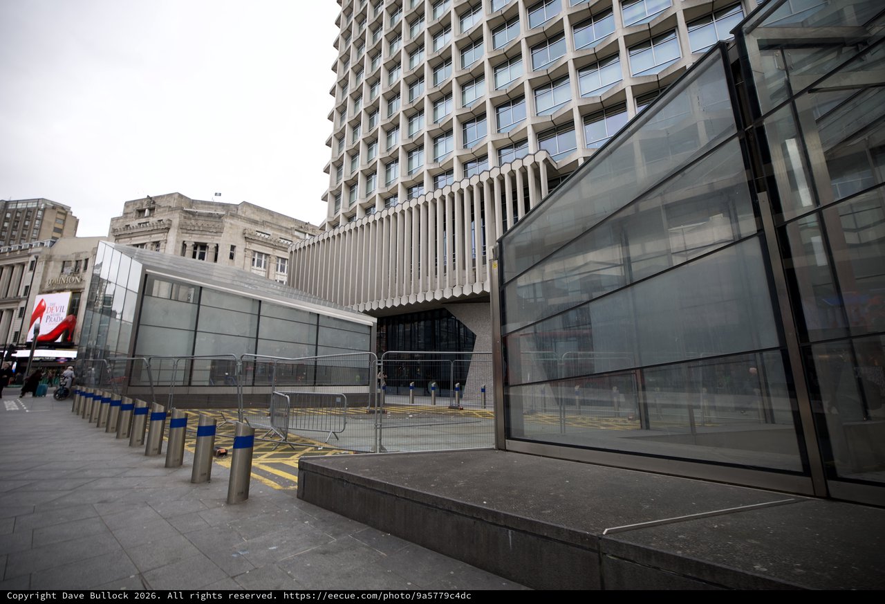 Modern Architecture and Security Barriers in Urban London