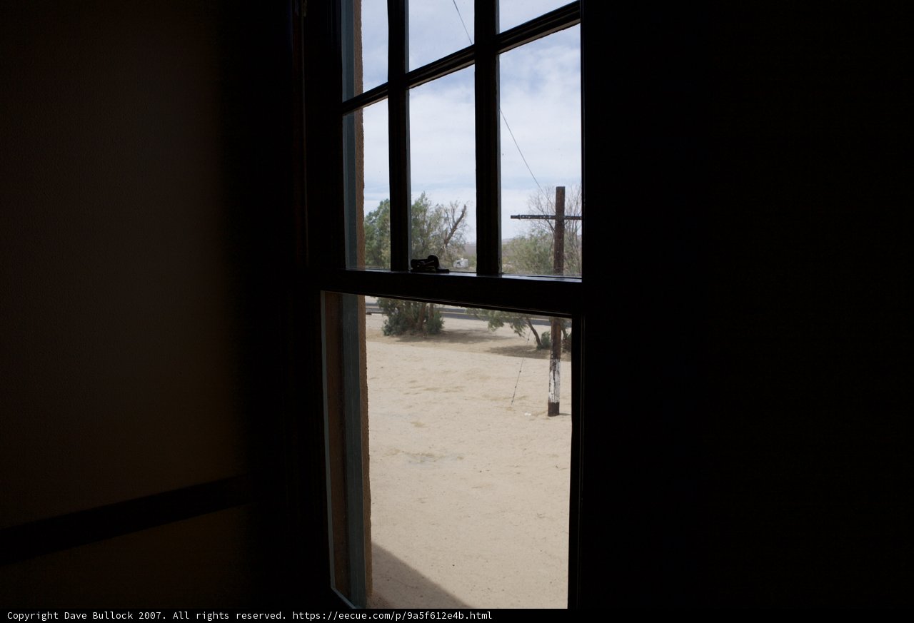 Desert View from a Picture Window
